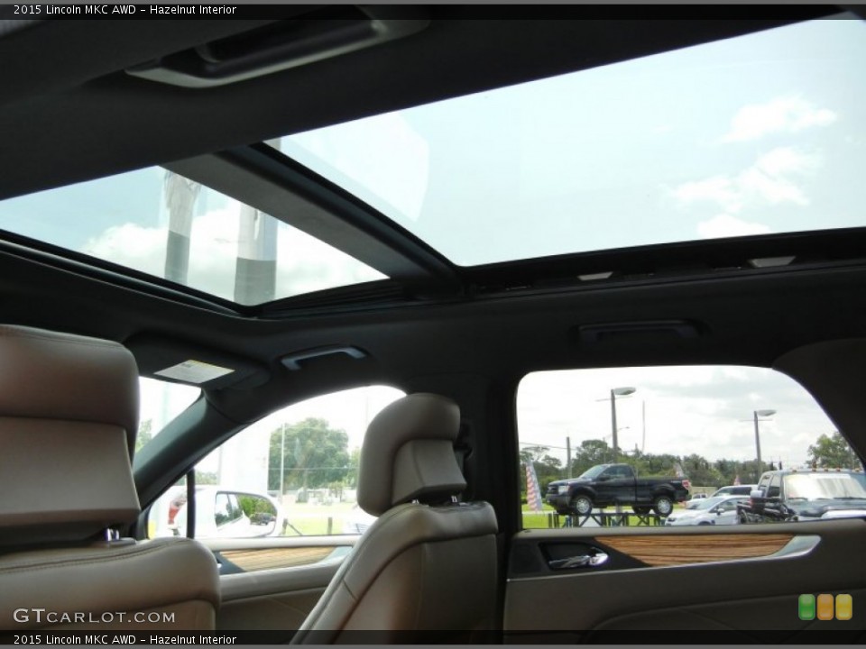 Hazelnut Interior Sunroof for the 2015 Lincoln MKC AWD #95877667