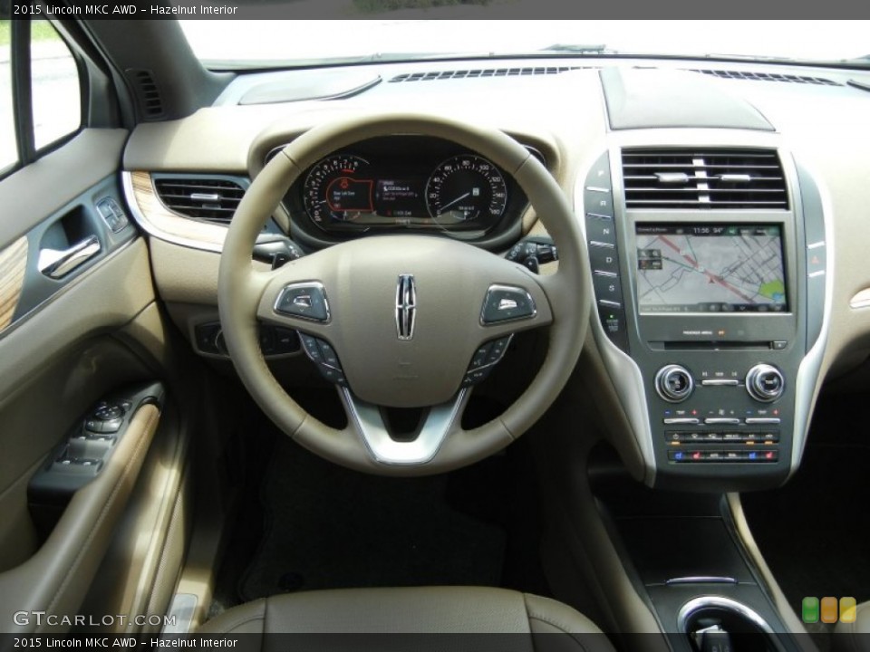 Hazelnut Interior Dashboard for the 2015 Lincoln MKC AWD #95877693