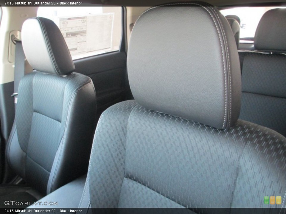 Black Interior Photo for the 2015 Mitsubishi Outlander SE #95878609