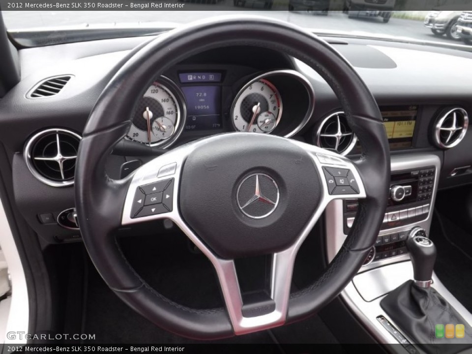 Bengal Red Interior Steering Wheel for the 2012 Mercedes-Benz SLK 350 Roadster #95881648