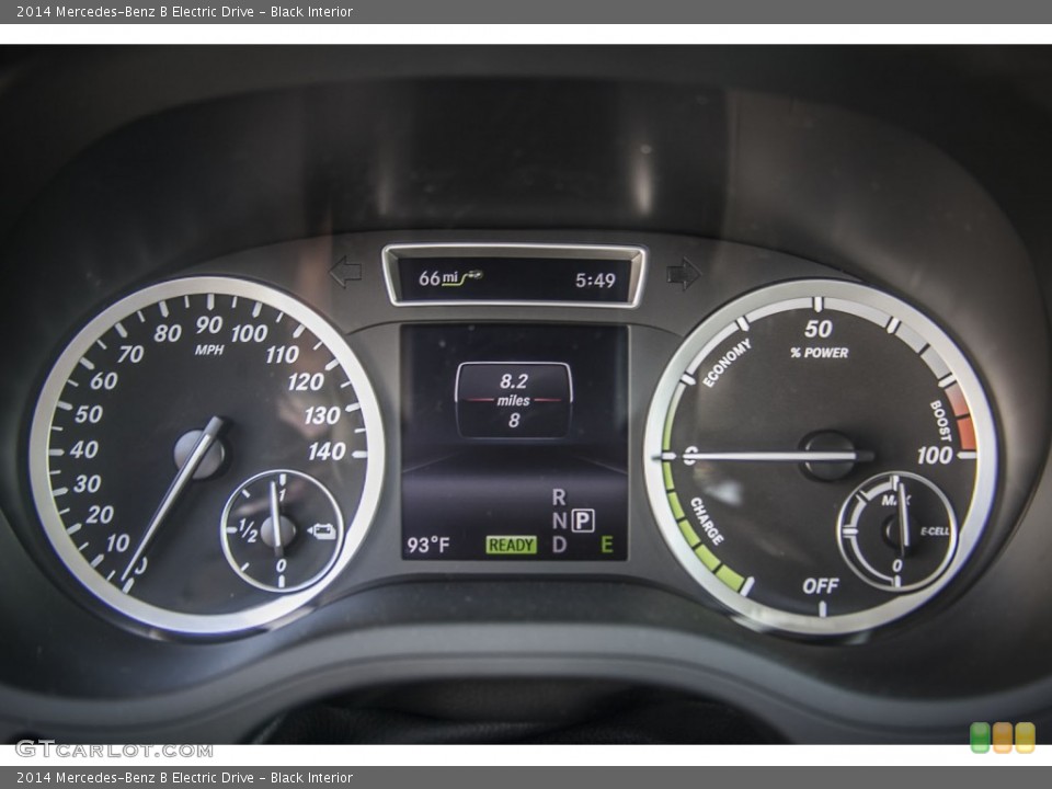 Black Interior Gauges for the 2014 Mercedes-Benz B Electric Drive #95882992