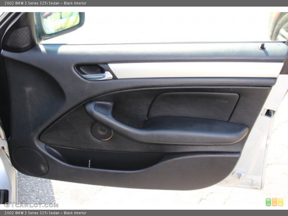 Black Interior Door Panel for the 2002 BMW 3 Series 325i Sedan #95884738