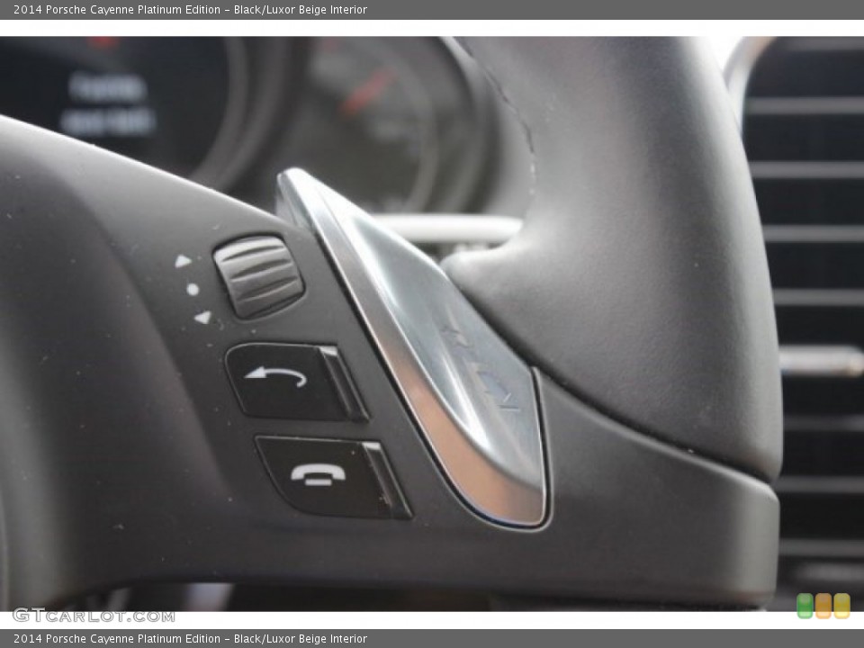 Black/Luxor Beige Interior Transmission for the 2014 Porsche Cayenne Platinum Edition #95885662