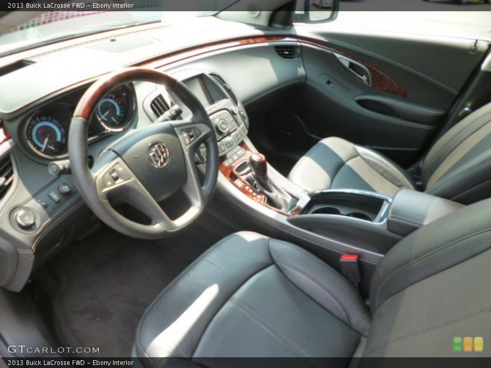 Ebony 2013 Buick LaCrosse Interiors