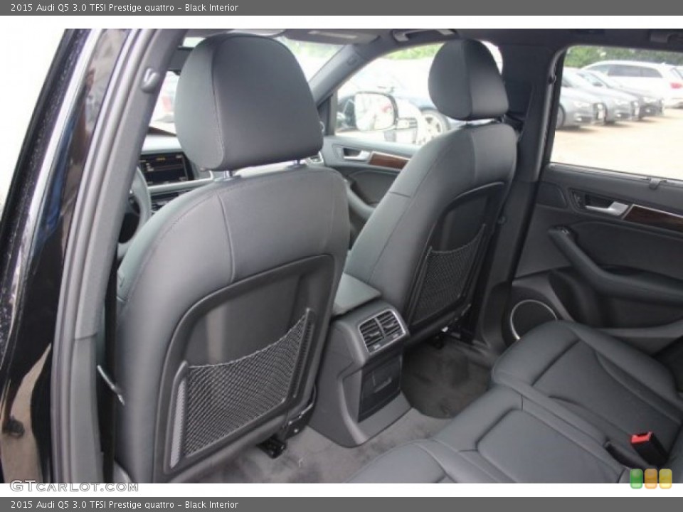 Black Interior Rear Seat for the 2015 Audi Q5 3.0 TFSI Prestige quattro #95889415
