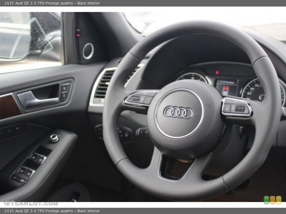 Black Interior Steering Wheel for the 2015 Audi Q5 3.0 TFSI Prestige quattro #95889478