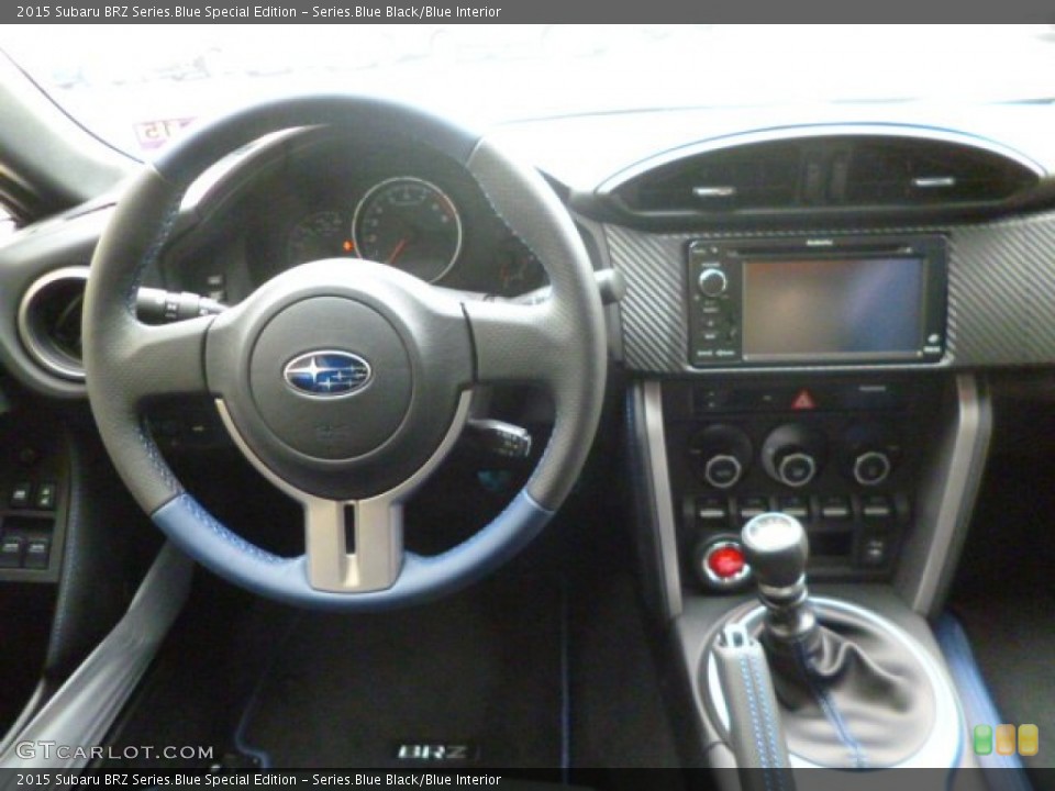 Series.Blue Black/Blue Interior Dashboard for the 2015 Subaru BRZ Series.Blue Special Edition #95894533