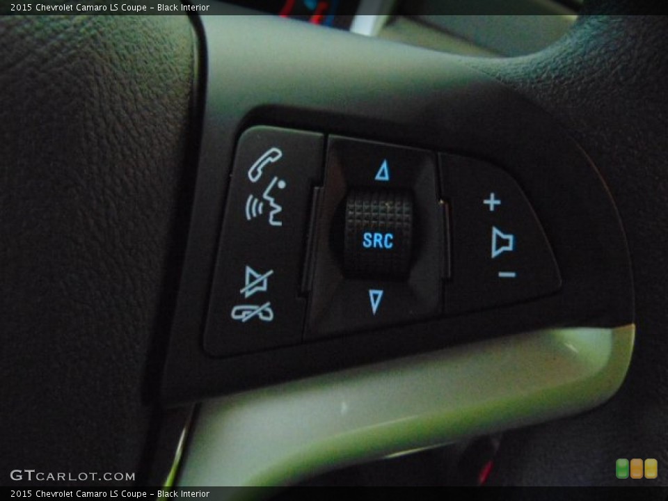 Black Interior Controls for the 2015 Chevrolet Camaro LS Coupe #95896168