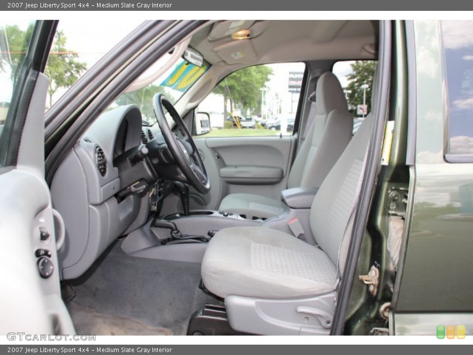 Medium Slate Gray Interior Photo for the 2007 Jeep Liberty Sport 4x4 #95902529
