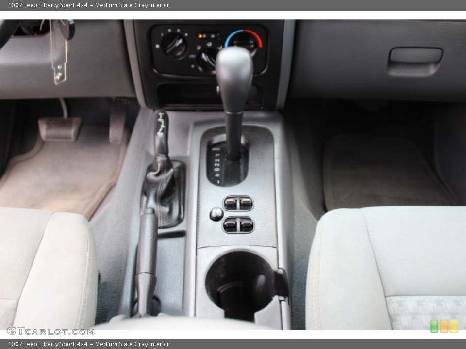 Medium Slate Gray Interior Transmission for the 2007 Jeep Liberty Sport 4x4 #95902616