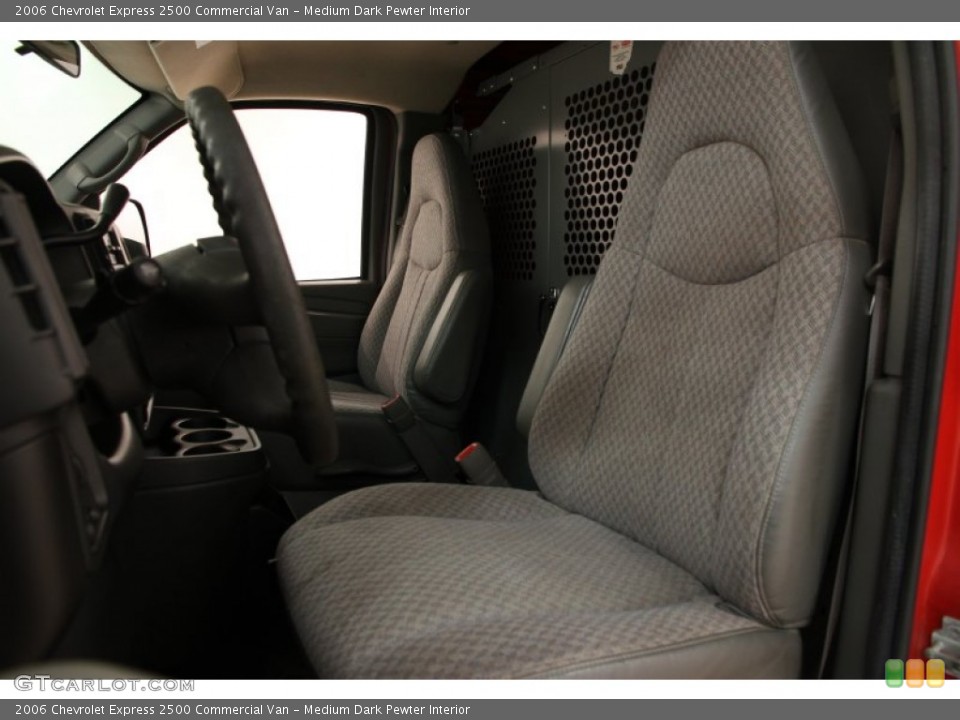 Medium Dark Pewter Interior Front Seat for the 2006 Chevrolet Express 2500 Commercial Van #95902636