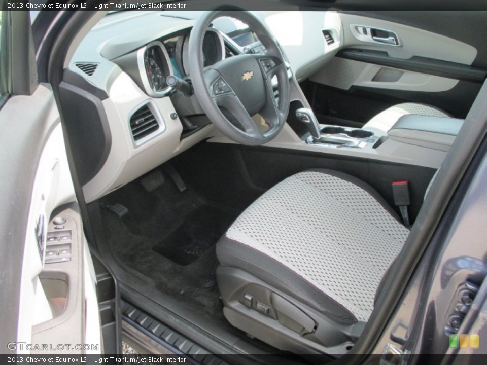 Light Titanium/Jet Black Interior Photo for the 2013 Chevrolet Equinox LS #95904079
