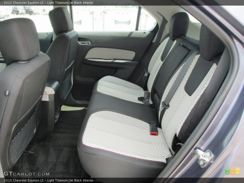 Light Titanium/Jet Black Interior Rear Seat for the 2013 Chevrolet Equinox LS #95904247