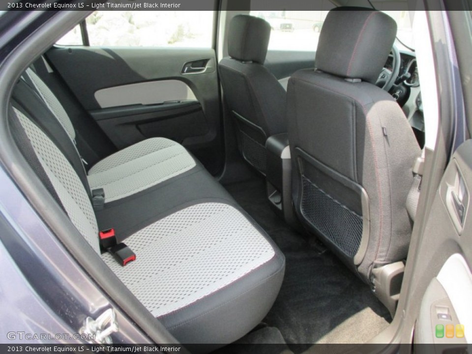 Light Titanium/Jet Black Interior Rear Seat for the 2013 Chevrolet Equinox LS #95904334