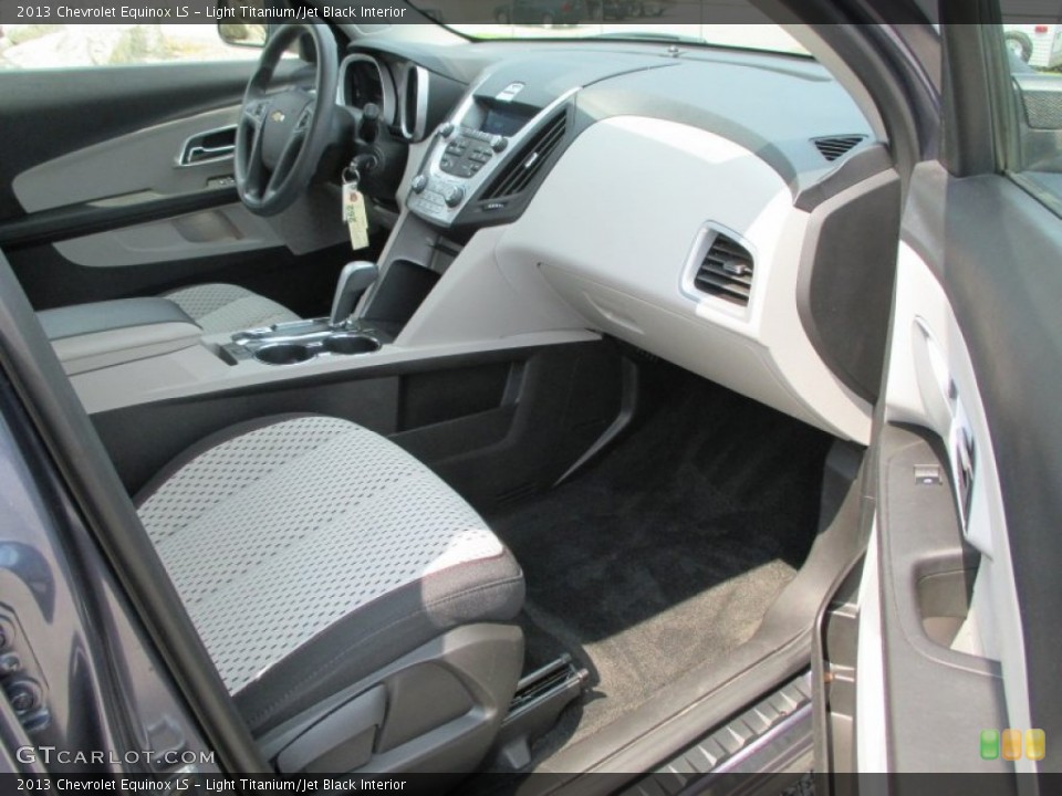 Light Titanium/Jet Black Interior Dashboard for the 2013 Chevrolet Equinox LS #95904346