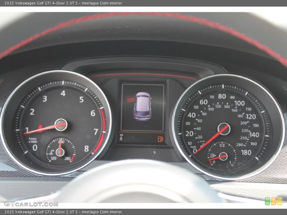Interlagos Cloth Interior Gauges for the 2015 Volkswagen Golf GTI 4-Door 2.0T S #95905897
