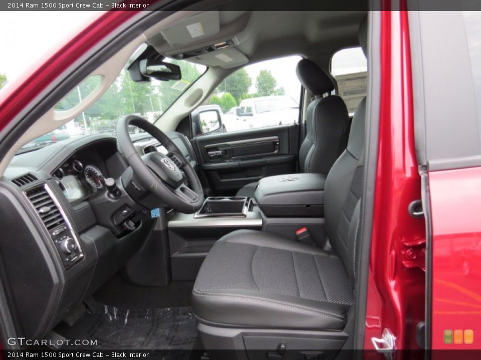 Black Interior Photo for the 2014 Ram 1500 Sport Crew Cab #95909313