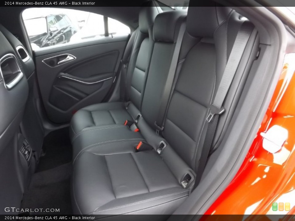 Black Interior Rear Seat for the 2014 Mercedes-Benz CLA 45 AMG #95913589