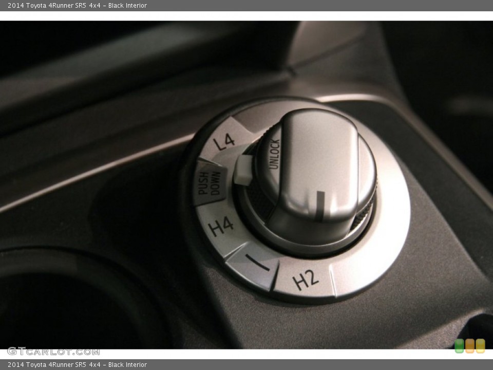 Black Interior Controls for the 2014 Toyota 4Runner SR5 4x4 #95913988