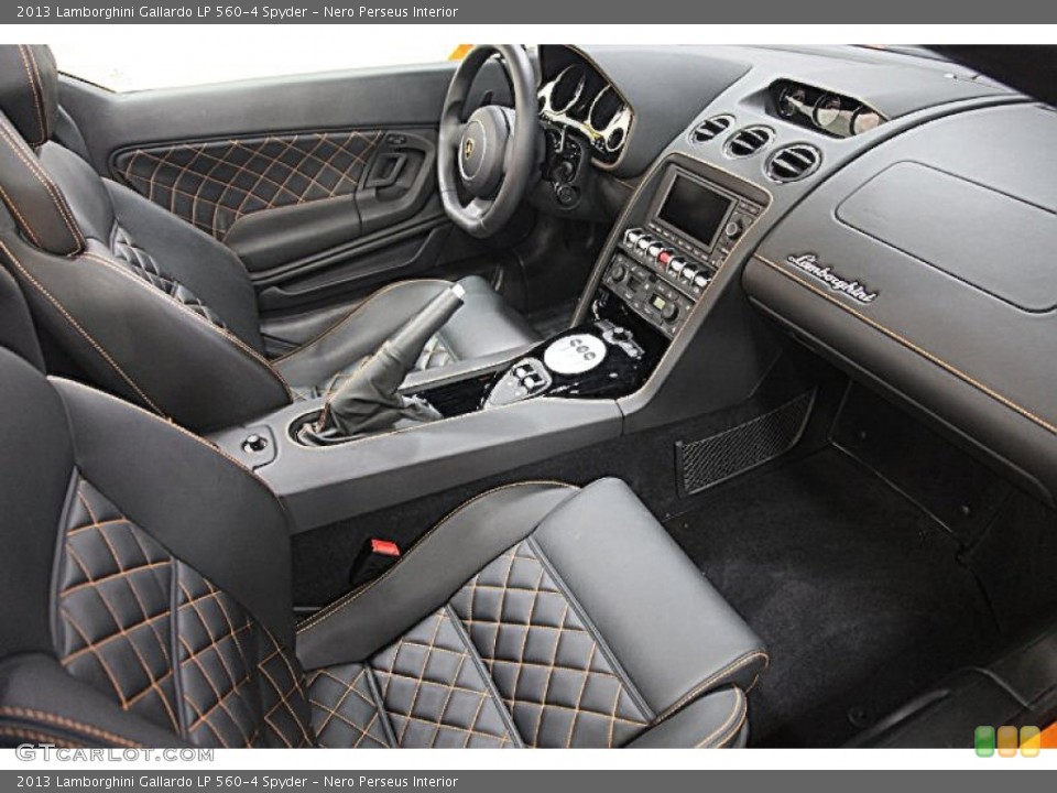 Nero Perseus Interior Photo for the 2013 Lamborghini Gallardo LP 560-4 Spyder #95915177