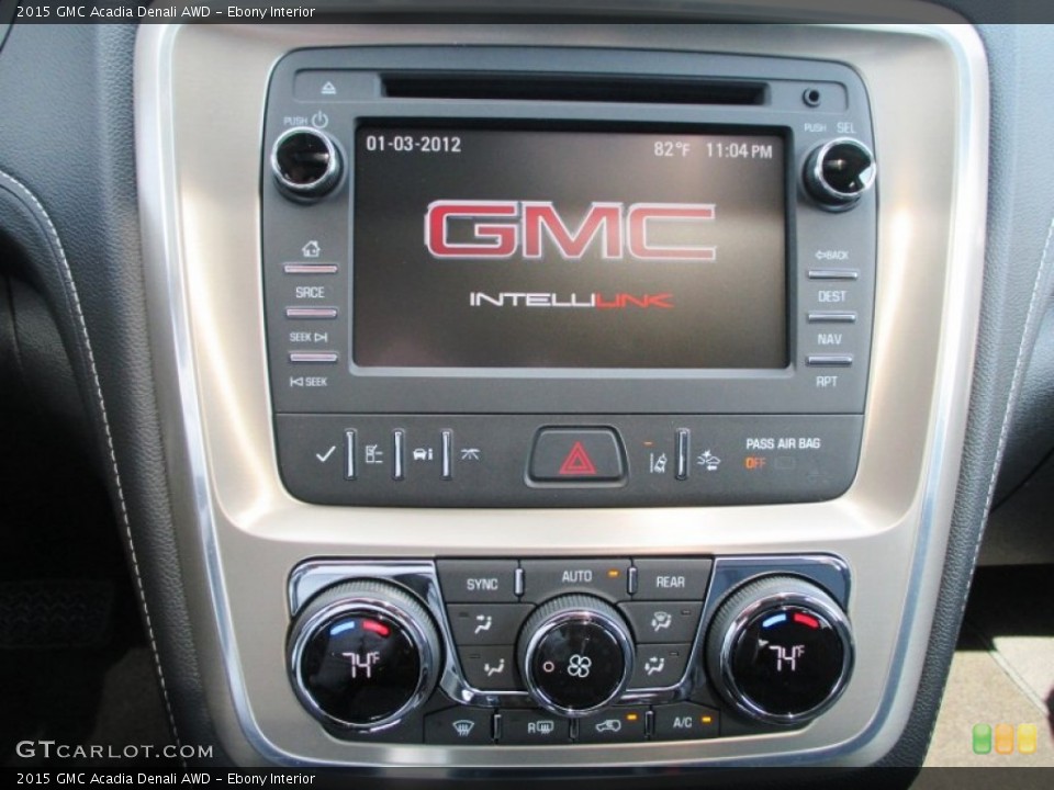 Ebony Interior Controls for the 2015 GMC Acadia Denali AWD #95915617