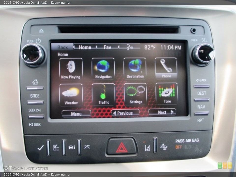 Ebony Interior Controls for the 2015 GMC Acadia Denali AWD #95915638
