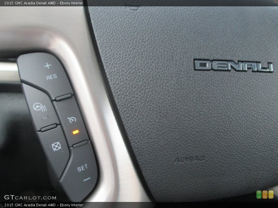 Ebony Interior Controls for the 2015 GMC Acadia Denali AWD #95915907