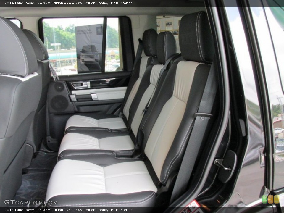 XXV Edition Ebony/Cirrus Interior Rear Seat for the 2014 Land Rover LR4 XXV Edition 4x4 #95919619
