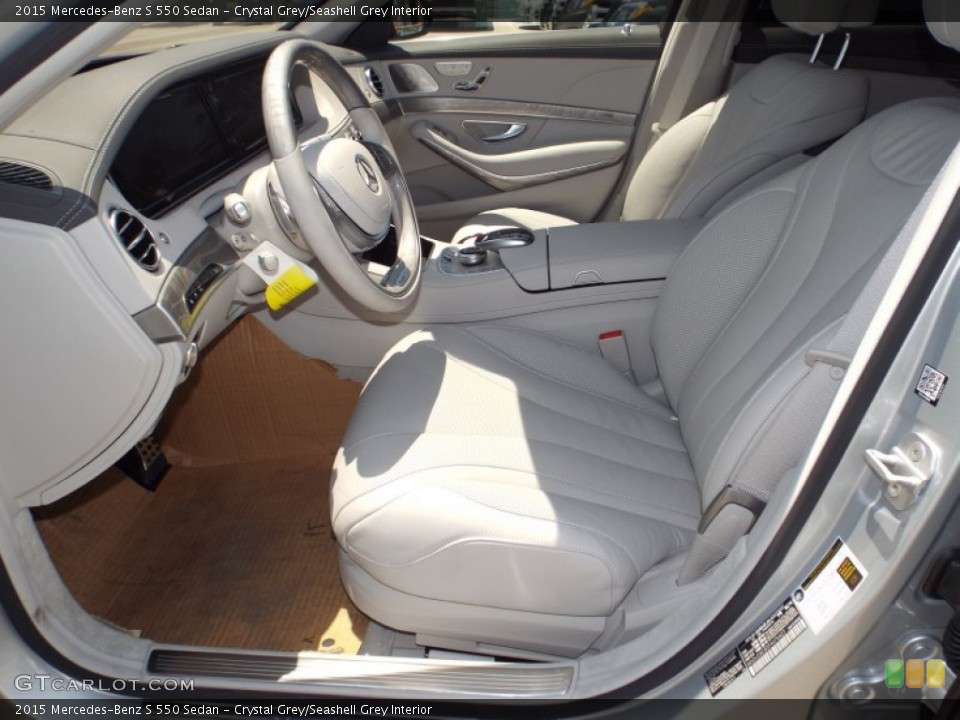 Crystal Grey/Seashell Grey Interior Photo for the 2015 Mercedes-Benz S 550 Sedan #95919796