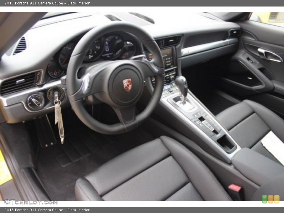 Black Interior Prime Interior for the 2015 Porsche 911 Carrera Coupe #95921173