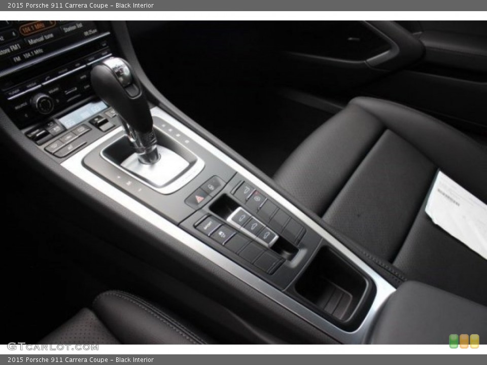 Black Interior Controls for the 2015 Porsche 911 Carrera Coupe #95921254