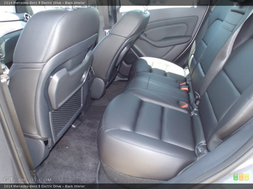 Black Interior Rear Seat for the 2014 Mercedes-Benz B Electric Drive #95921671