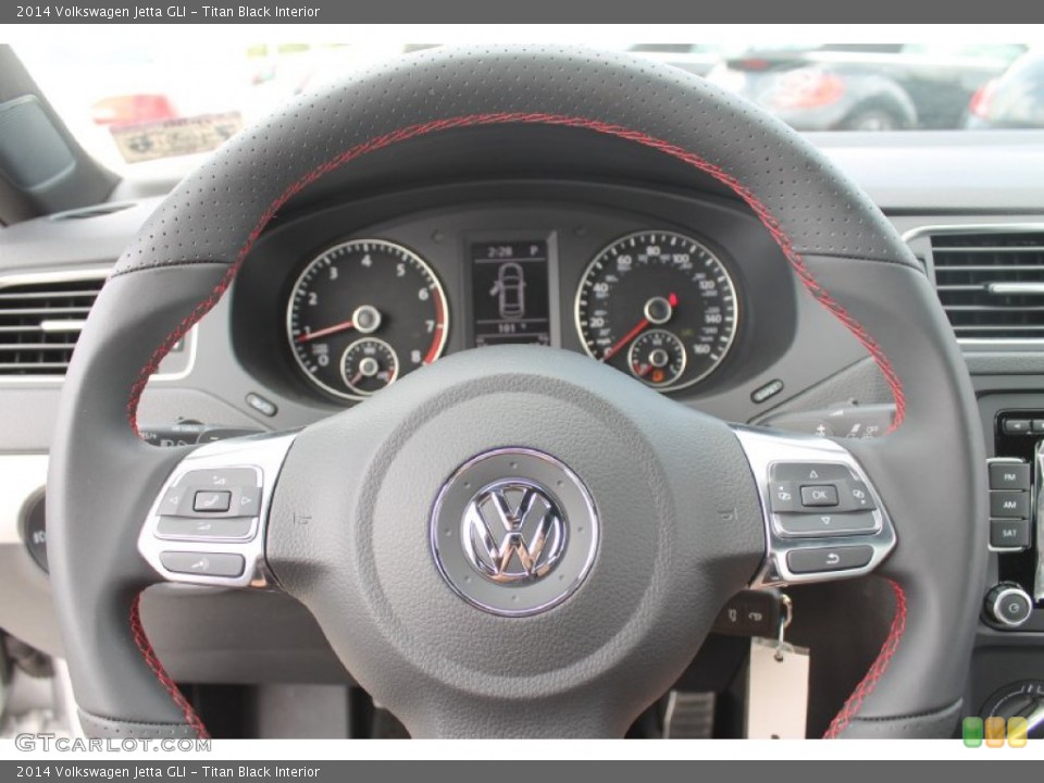 Titan Black Interior Steering Wheel for the 2014 Volkswagen Jetta GLI #95921829