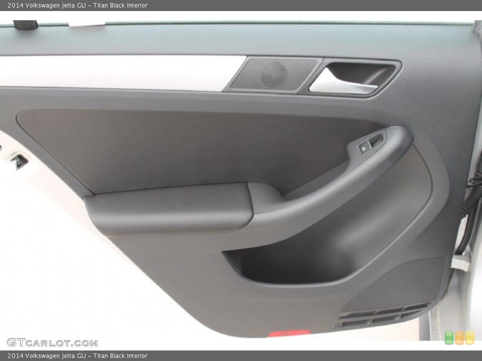 Titan Black Interior Door Panel for the 2014 Volkswagen Jetta GLI #95921914