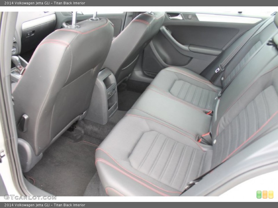 Titan Black Interior Rear Seat for the 2014 Volkswagen Jetta GLI #95921947
