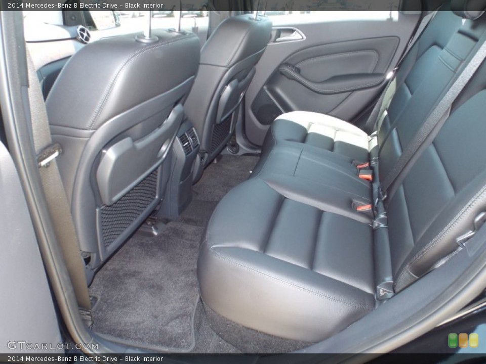 Black Interior Rear Seat for the 2014 Mercedes-Benz B Electric Drive #95921955