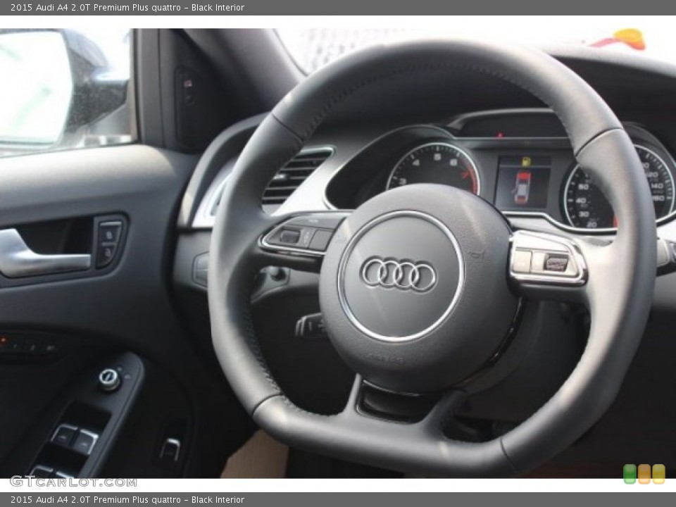 Black Interior Steering Wheel for the 2015 Audi A4 2.0T Premium Plus quattro #95923105