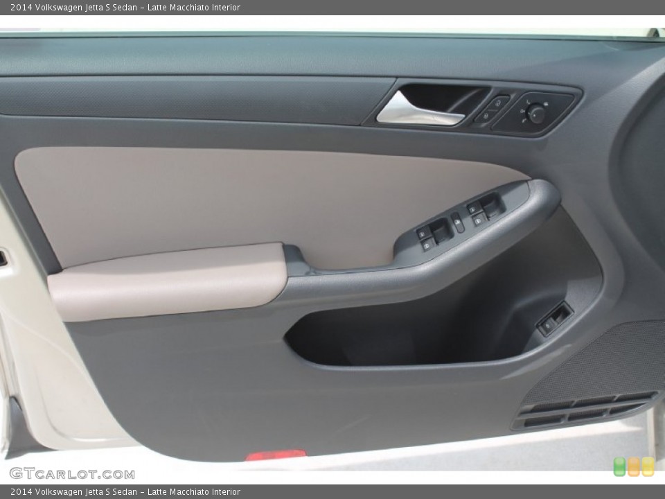 Latte Macchiato Interior Door Panel for the 2014 Volkswagen Jetta S Sedan #95923243