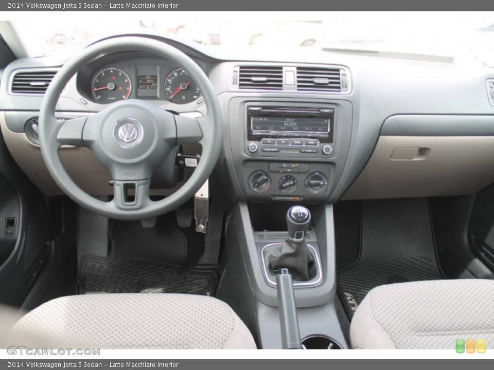 Latte Macchiato Interior Dashboard for the 2014 Volkswagen Jetta S Sedan #95923546