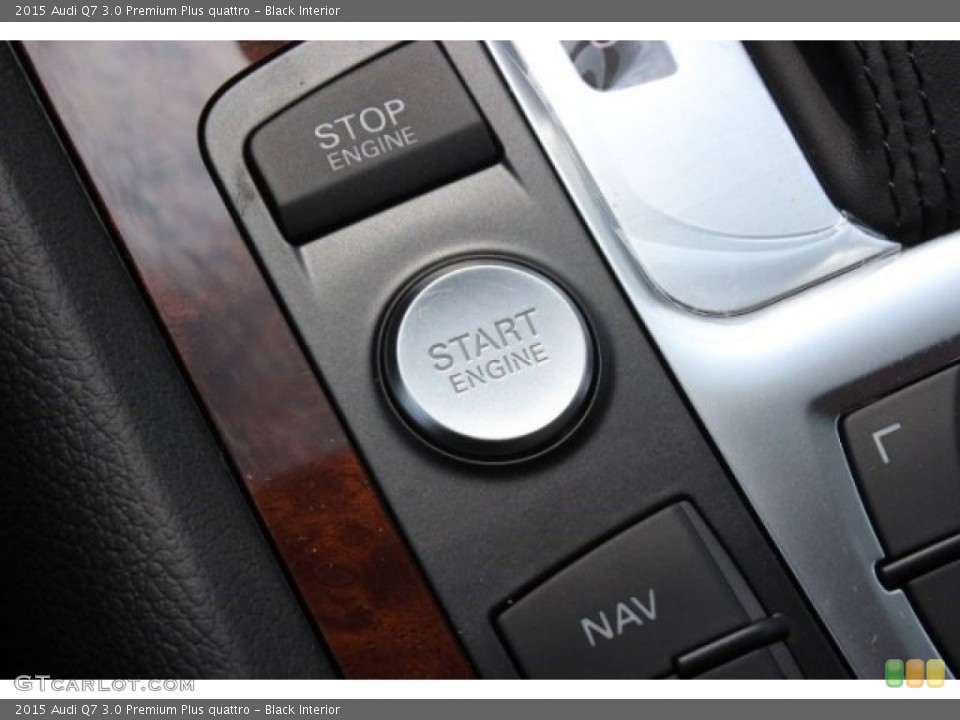 Black Interior Controls for the 2015 Audi Q7 3.0 Premium Plus quattro #95926249