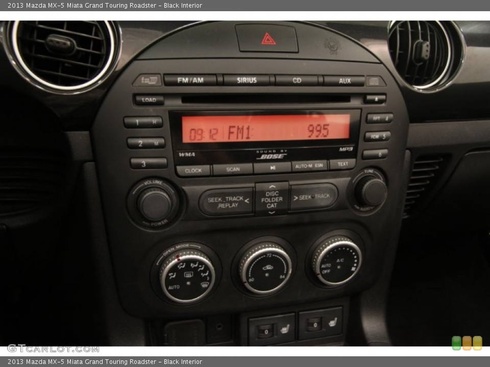 Black Interior Controls for the 2013 Mazda MX-5 Miata Grand Touring Roadster #95933221