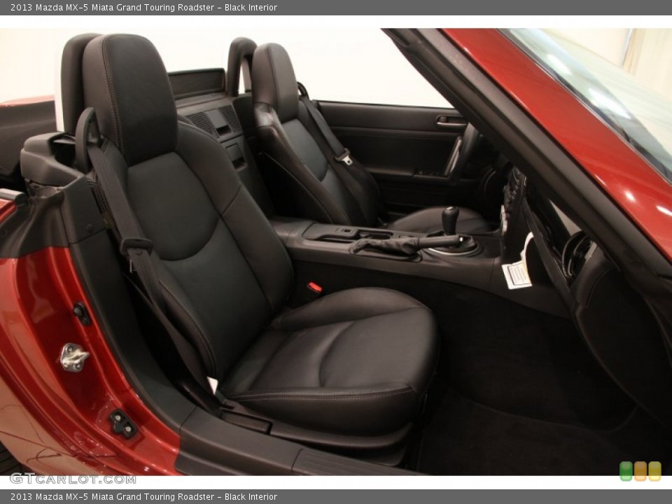 Black Interior Front Seat for the 2013 Mazda MX-5 Miata Grand Touring Roadster #95933287