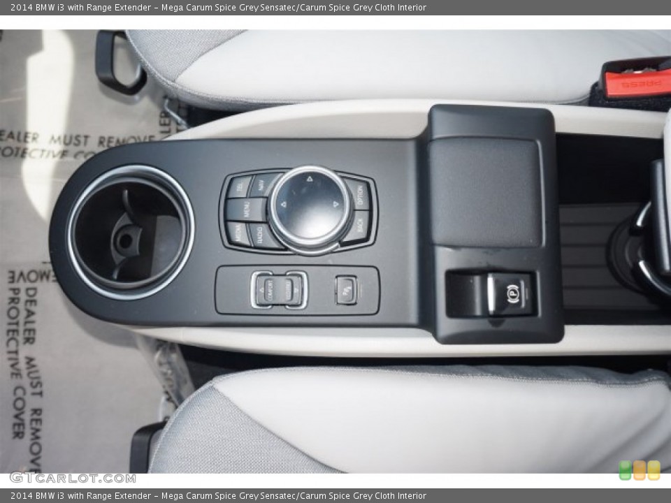 Mega Carum Spice Grey Sensatec/Carum Spice Grey Cloth Interior Controls for the 2014 BMW i3 with Range Extender #95936578