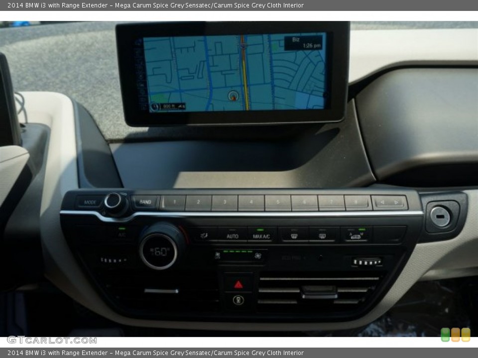 Mega Carum Spice Grey Sensatec/Carum Spice Grey Cloth Interior Navigation for the 2014 BMW i3 with Range Extender #95936599