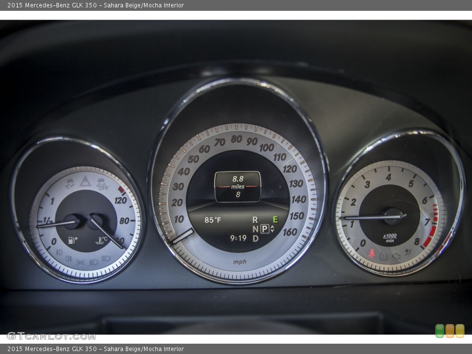 Sahara Beige/Mocha Interior Gauges for the 2015 Mercedes-Benz GLK 350 #95936908
