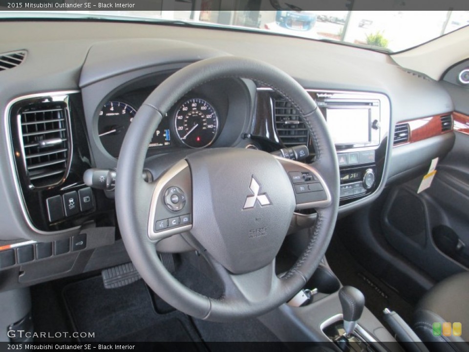 Black Interior Dashboard for the 2015 Mitsubishi Outlander SE #95941849