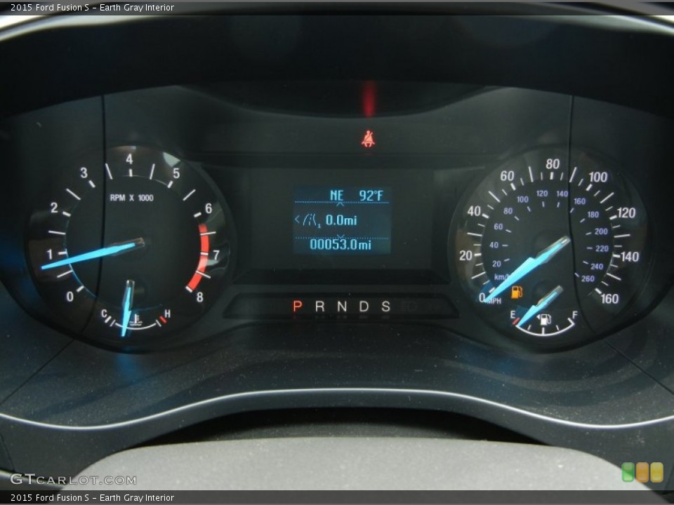 Earth Gray Interior Gauges for the 2015 Ford Fusion S #95946822