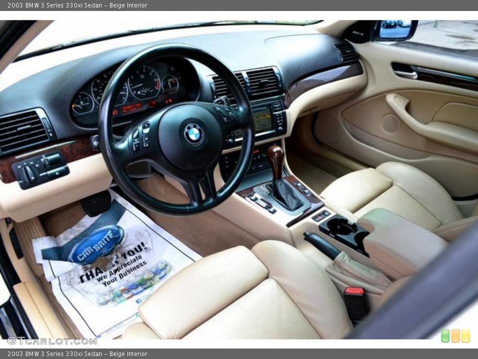Beige Interior Photo for the 2003 BMW 3 Series 330xi Sedan #95962550