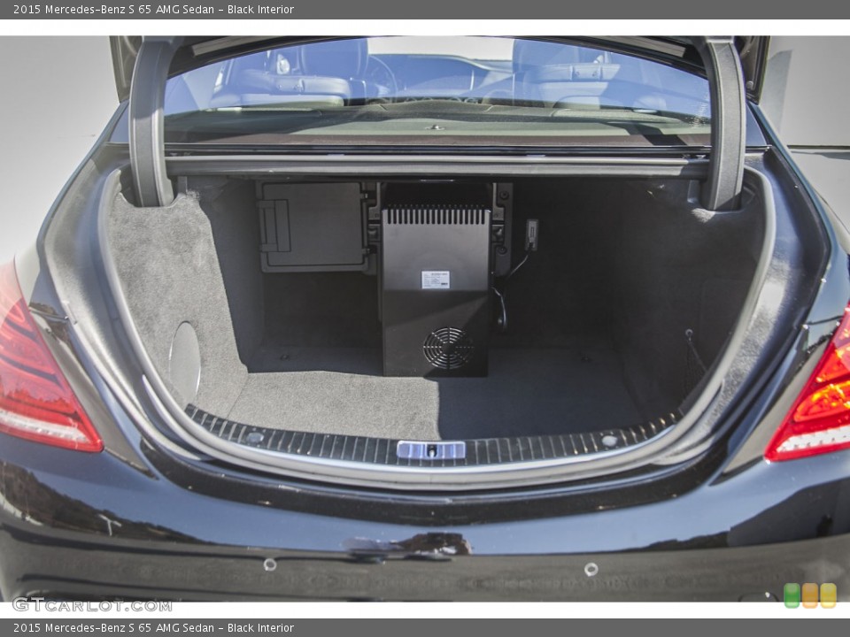 Black Interior Trunk for the 2015 Mercedes-Benz S 65 AMG Sedan #95962583
