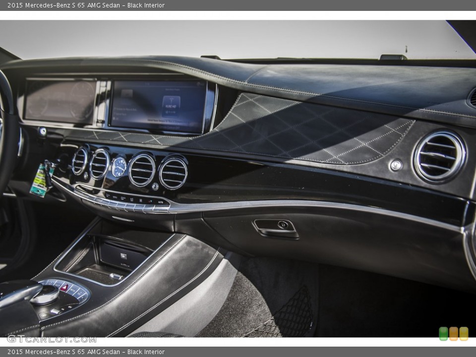 Black Interior Dashboard for the 2015 Mercedes-Benz S 65 AMG Sedan #95962715